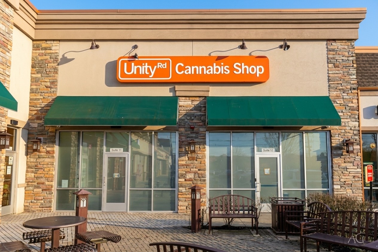 Unity Rd Cannabis Shop storefront at 441 Elizabeth Ave, Somerset NJ